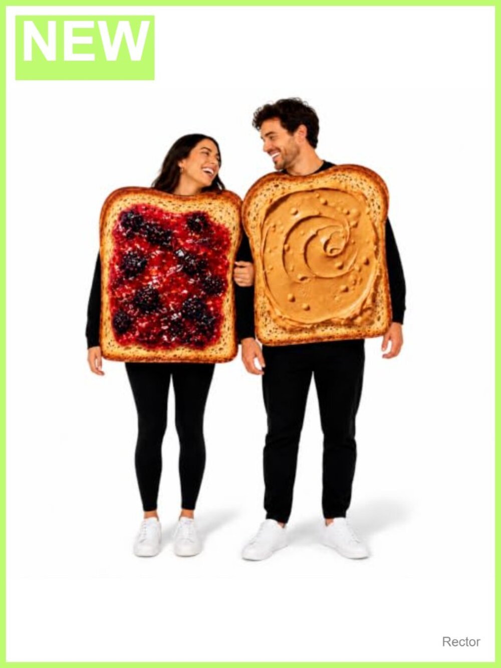 Adult Peanut Butter & Jelly Couple Halloween Costume Matching Duo Set
